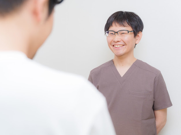 院内での問診・カウンセリングの様子。
